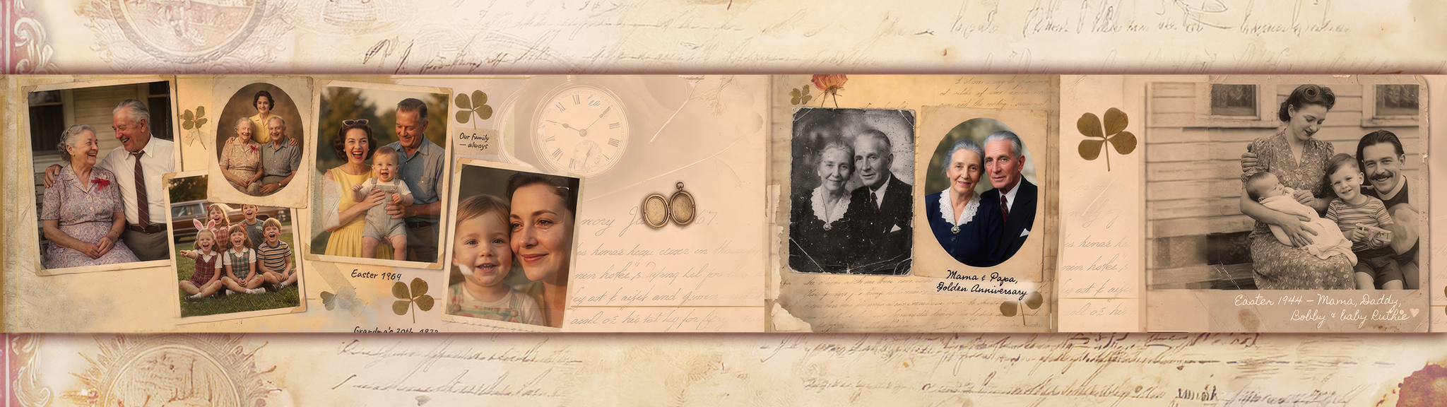 Family memories restored and animated